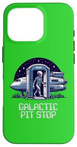 Galactic Pit Stop Alien Porta Töpfchen lustig Hülle für iPhone 16 Pro Galactic Pit Stop Alien Porta Töpfchen lustig Hülle für iPhone 16 Pro von JB's Humor Shop