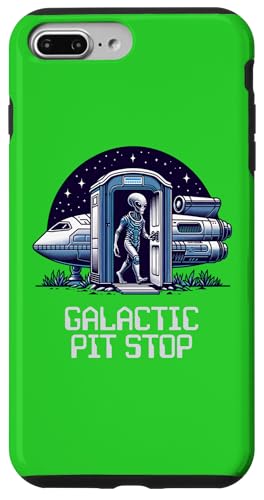 Galactic Pit Stop Alien Porta Töpfchen lustig Hülle für iPhone 7 Plus/8 Plus Galactic Pit Stop Alien Porta Töpfchen lustig Hülle für iPhone 7 Plus/8 Plus von JB's Humor Shop