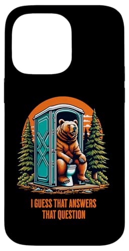 Kackt ein Bär im Wald? Das beantwortet diese Frage Hülle für iPhone 14 Pro Max Kackt ein Bär im Wald? Das beantwortet diese Frage Hülle für iPhone 14 Pro Max von JB's Humor Shop