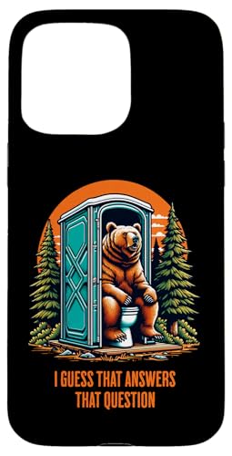 Kackt ein Bär im Wald? Das beantwortet diese Frage Hülle für iPhone 15 Pro Max Kackt ein Bär im Wald? Das beantwortet diese Frage Hülle für iPhone 15 Pro Max von JB's Humor Shop