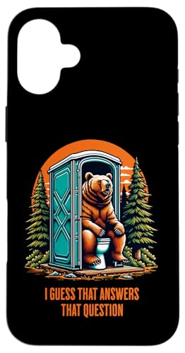 Kackt ein Bär im Wald? Das beantwortet diese Frage Hülle für iPhone 16 Plus von JB's Humor Shop