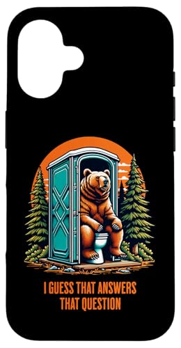 Kackt ein Bär im Wald? Das beantwortet diese Frage Hülle für iPhone 16 Kackt ein Bär im Wald? Das beantwortet diese Frage Hülle für iPhone 16 von JB's Humor Shop