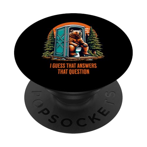 Kackt ein Bär im Wald? Das beantwortet diese Frage PopSockets Klebender PopGrip Kackt ein Bär im Wald? Das beantwortet diese Frage PopSockets Klebender PopGrip von JB's Humor Shop