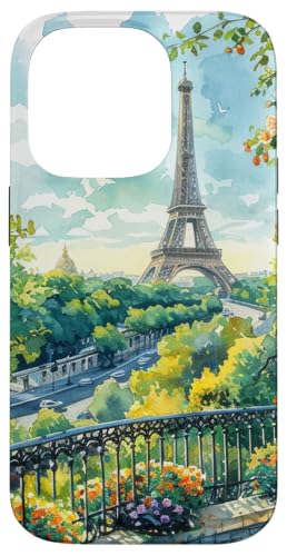 Paris Frankreich Tranquil Eiffelturm Aquarell Hülle für iPhone 14 Pro Paris Frankreich Tranquil Eiffelturm Aquarell Hülle für iPhone 14 Pro von JB's Paris France Shop
