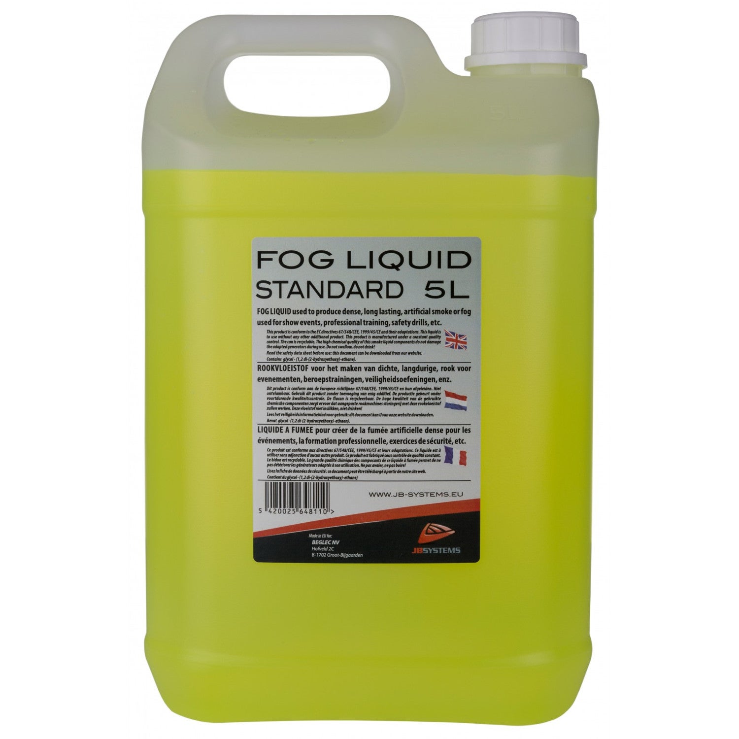 JB systems Fog Liquid STD 5L rookvloeistof von JB systems