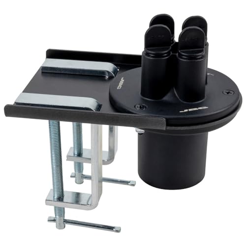 JBC Ansaugstutzen mit Tischklemme FAE040 FAE040 (Absaugstutzen Absaugung) Ø: 90 mm, für bis zu vier Ständer, verbindet Flex-Arm/Absaugschlauch, zur Befestigung an eine Tischplatte von JBC