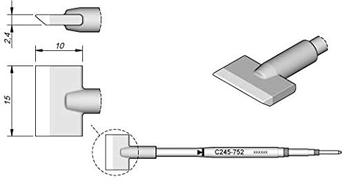 JBC C245752 Spezial-Lötspitze für T245 von JBC