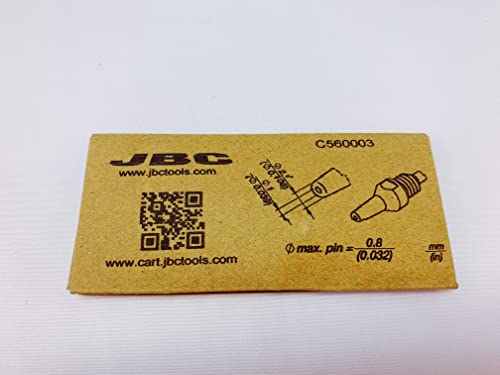 JBC Entlötspitze Serie C560, C560003/Ø 1,0 mm, 2,7 mm, Pincleaning C560003 (Entlötkartusche Entlötpatrone Entloetspitze Entloetkartusche Entloetpatrone 5600 DR5600 DR5650 Entlötdüse Entloetdüse) JBC Entlötspitze Serie C560, C560003/Ø 1,0 mm, 2,7 mm, Pincleaning C560003 (Entlötkartusche Entlötpatrone Entloetspitze Entloetkartusche Entloetpatrone 5600 DR5600 DR5650 Entlötdüse Entloetdüse) von JBC