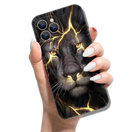 Handyhülle für iPhone 11 Pro 5.8 Hülle Tier Muster Motiv Weich TPU Silikon Schwarz Case für Mädchen Jungen Dünn Slim Soft Cover - Löwe Handyhülle für iPhone 11 Pro 5.8 Hülle Tier Muster Motiv Weich TPU Silikon Schwarz Case für Mädchen Jungen Dünn Slim Soft Cover - Löwe von JBGO