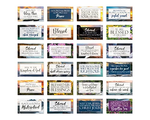JBH Creations Karten mit Bibelvers und englischer Aufschrift "Share a Blessing", 48 Stück von JBH Creations