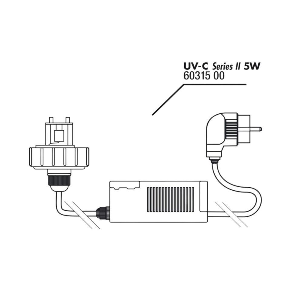 JBL GmbH & Co. KG Ersatzteil Gehäusedeckel + Vorschaltgerät UV-C 5 W Netzteil von JBL GmbH & Co. KG