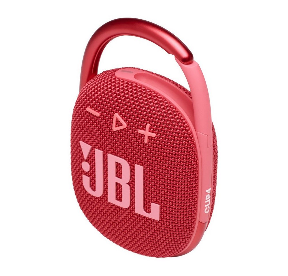 JBL GmbH & Co. KG JBL Clip 4 Bluetooth-Lautsprecher, tragbar, rot. Bluetooth-Lautsprecher (Bluetooth-Lautsprecher, Clip-on) von JBL GmbH & Co. KG