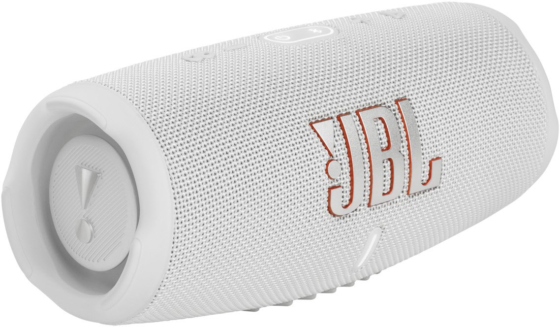 Charge 5 Bluetooth-Lautsprecher weiß von JBL