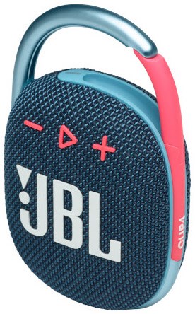 Clip 4 Bluetooth-Lautsprecher blau/pink von JBL