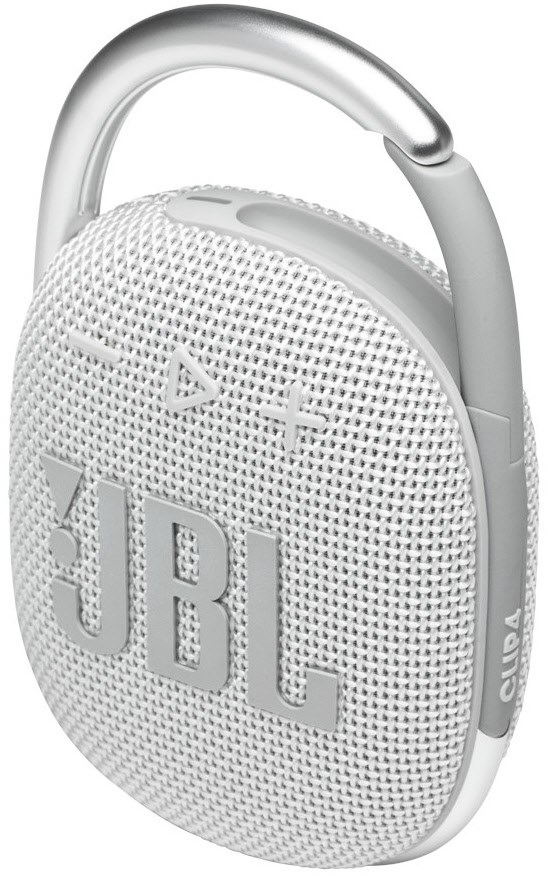Clip 4 Bluetooth-Lautsprecher weiß von JBL