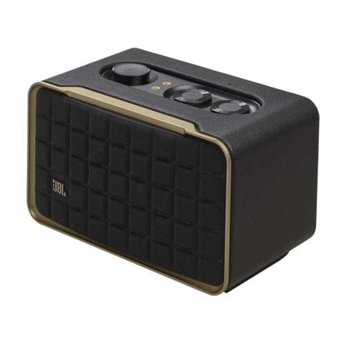 JBL Authentics 200 Smart Home Lautsprecher – 70er Jahre Retro-Design Bluetooth Box – Mit Quadrex Grill, Google Assistant, Alexa, AirPlay und JBL One App – Schwarz JBL Authentics 200 Smart Home Lautsprecher – 70er Jahre Retro-Design Bluetooth Box – Mit Quadrex Grill, Google Assistant, Alexa, AirPlay und JBL One App – Schwarz von JBL