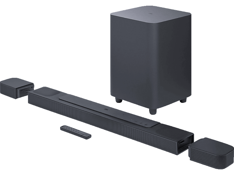 JBL Bar 800, True Dolby Atmos Soundbar mit abnehmbaren Surround-Lautsprechern, Schwarz von JBL