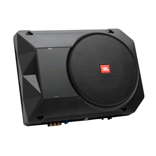 JBL BassPro SL2 Aktiv Subwoofer Auto Set - Car hifi Untersitz Bassbox Gehäuse mit Bassreflex Woofer box groß 200mm und 125 Watt aktiver Verstärker, Schwarz, 44 JBL BassPro SL2 Aktiv Subwoofer Auto Set - Car hifi Untersitz Bassbox Gehäuse mit Bassreflex Woofer box groß 200mm und 125 Watt aktiver Verstärker, Schwarz, 44 von JBL
