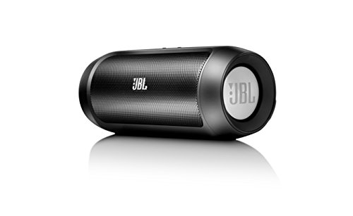 JBL Charge 2 Tragbarer Drahtloser Wireless Bluetooth Stereo-Lautsprecher mit Aufladbarer Batterie, 3,5 Stereoeingang und Social Mode Funktion, Kompatibel mit Apple iOS und Android Geräten, Schwarz von JBL