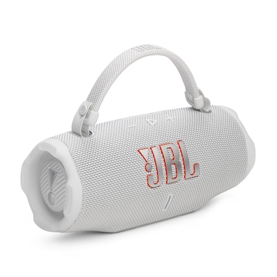 JBL Charge 6 Tragbarer Bluetooth-Lautsprecher weiß JBL Charge 6 Tragbarer Bluetooth-Lautsprecher weiß von JBL