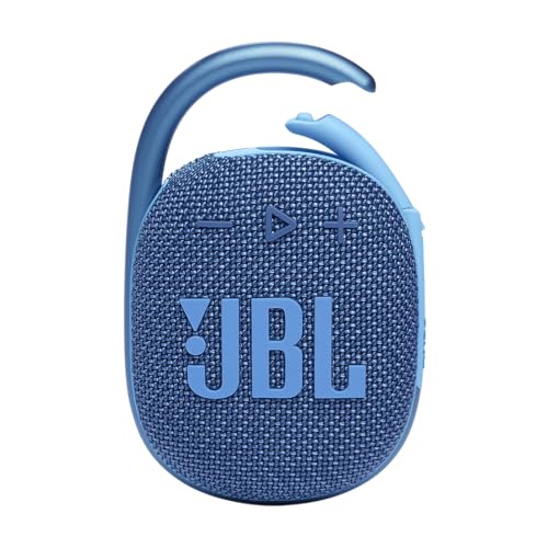 JBL Clip 4 Eco – Tragbarer wasserdichter Lautsprecher (blau) von JBL