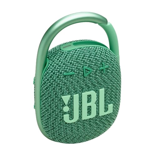 JBL Clip 4 Eco – Tragbarer wasserdichter Lautsprecher (grün) von JBL