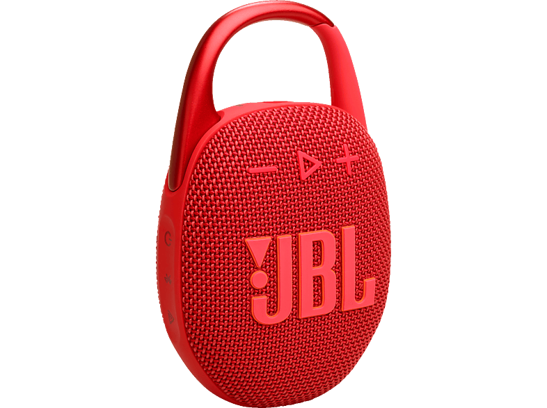 JBL Clip 5 Bluetooth Lautsprecher, Rot, Wasserfest JBL Clip 5 Bluetooth Lautsprecher, Rot, Wasserfest von JBL