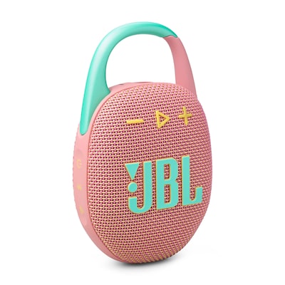 JBL Clip 5 Tragbarer Bluetooth-Lautsprecher wasserdicht nach IP67 pink von JBL