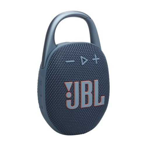 JBL Clip 5 in Blue - Portable Bluetooth Speaker Box Pro Sound, Deep Bass and Playtime Boost Function - Waterproof and Dustproof - 12 Hours Runtime von JBL