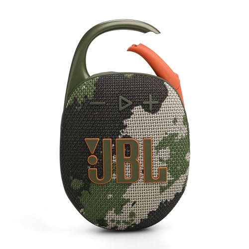 JBL Clip 5 in Camouflage - Portable Bluetooth Speaker Box Pro Sound, Deep Bass and Playtime Boost Function - Waterproof and Dustproof - 12 Hours Runtime von JBL