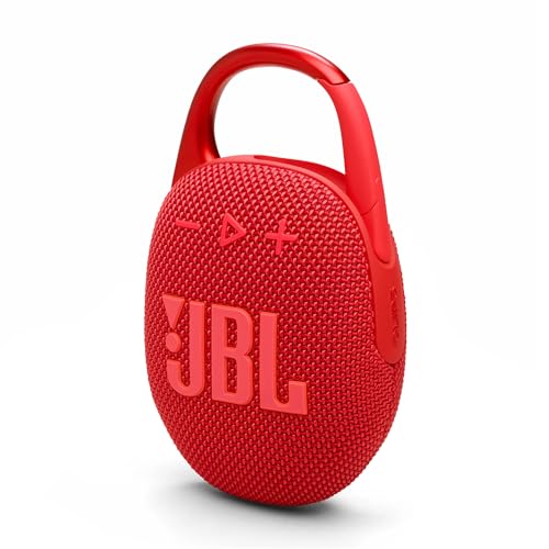 JBL Clip 5 in Pink - Portable Bluetooth Speaker Box Pro Sound, Deep Bass and Playtime Boost Function - Waterproof and Dustproof - 12 Hours Runtime von JBL