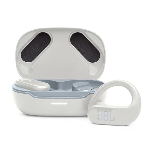 JBL Endurance Peak 3 – Kabellose aktive Ohrhörer mit IP68-Wasserschutz und bis zu 50 Stunden Akkulaufzeit – Weiß von JBL