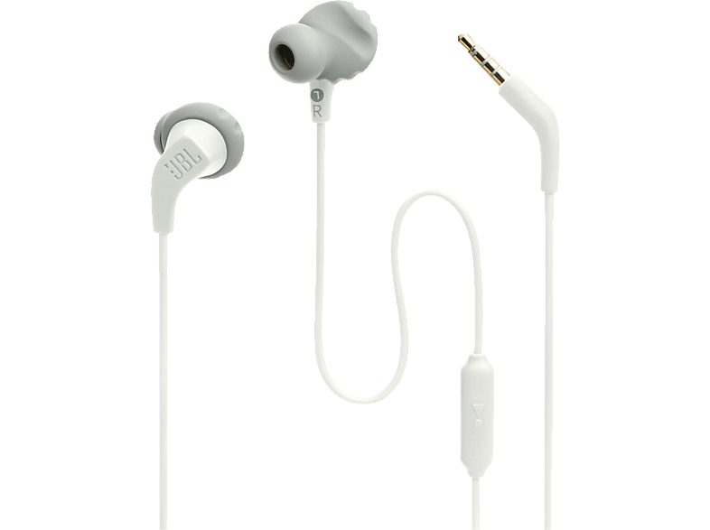 JBL Endurance Run 2, In-ear Kopfhörer Weiß JBL Endurance Run 2, In-ear Kopfhörer Weiß von JBL