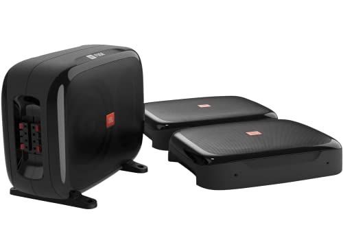 JBL FUSE Doppel Subwoofer Auto Set - 2 x 8" Zoll 600Watt - Getrennt als 2 flache Untersitz Bassboxen oder Zusammen als eine vertikale gedockte Bass box im Kofferraum, Schwarz JBL FUSE Doppel Subwoofer Auto Set - 2 x 8" Zoll 600Watt - Getrennt als 2 flache Untersitz Bassboxen oder Zusammen als eine vertikale gedockte Bass box im Kofferraum, Schwarz von JBL
