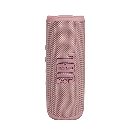 JBL Flip 6 Bluetooth Box in Pink – Wasserdichter, tragbarer Lautsprecher mit 2-Wege-Lautsprechersystem für kraftvollen Sound – Bis zu 12 Stunden kabellos Musik abspielen von JBL