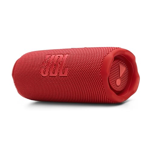 JBL Flip 7, kabelloser tragbarer Bluetooth-Lautsprecher, 16 Stunden Akkulaufzeit, IP68 wasserdicht, Staub- und stoßfest, Pro Sound mit AI Boost, Auracast Multi-Speaker-Verbindung, Rot JBL Flip 7, kabelloser tragbarer Bluetooth-Lautsprecher, 16 Stunden Akkulaufzeit, IP68 wasserdicht, Staub- und stoßfest, Pro Sound mit AI Boost, Auracast Multi-Speaker-Verbindung, Rot von JBL