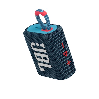 JBL GO 3 blau/pink Ultraportabler Bluetooth Lautsprecher IPX67 von JBL
