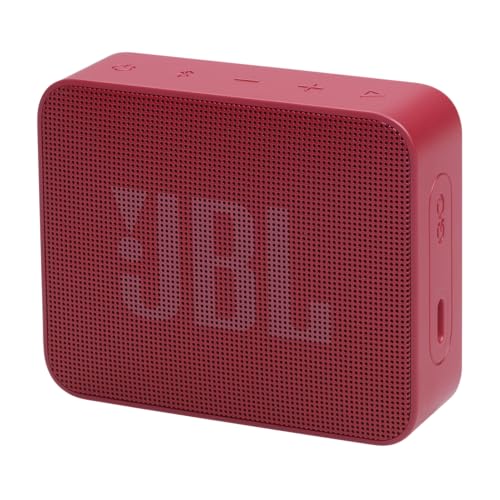 JBL GO Essential 2, tragbarer Bluetooth-Lautsprecher mit Original Pro Sound, bis zu 5 Stunden Akkulaufzeit, mit IP67 wasserdichtem Design, Rot JBL GO Essential 2, tragbarer Bluetooth-Lautsprecher mit Original Pro Sound, bis zu 5 Stunden Akkulaufzeit, mit IP67 wasserdichtem Design, Rot von JBL