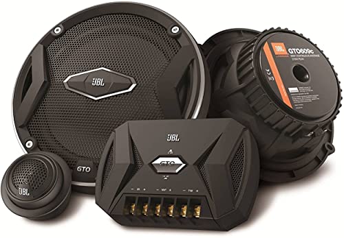 JBL GTO609C - 2-Wege Komponent Auto Lautsprecher Set von Harman Kardon - 270 Watt KFZ Car Hifi Autolautsprecher Boxen 6 Zoll 165 mm 16,5cm von JBL