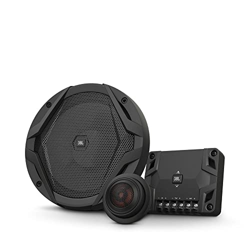 JBL GX600C 2-Wege Komponenten Lautsprechersystem mit Kabelfrequenzweiche und Lautsprecherabdeckungen (1 Paar) schwarz von JBL