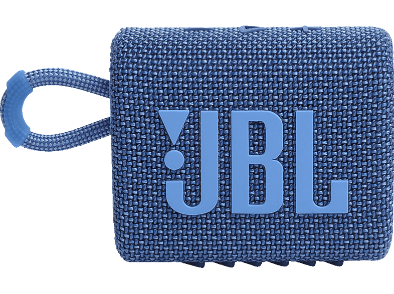 JBL Go 3 Eco Bluetooth Lautsprecher, Blau, Wasserfest von JBL