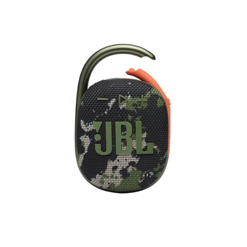JBL In-Ear Ohrhörer Clip 4 - Tragbarer Mini-Bluetooth-Lautsprecher, großer Audio- und ausdrucksstarker Bass, integrierter Karabiner, IP67 wasserdicht und staubdicht von JBL