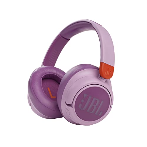JBL JR 460 NC – Over-Ear Kopfhörer mit Noise-Cancelling für Kinder in Pink – Mit JBL Safe Sound für sicheren Hörspaß – Bis zu 30 Stunden Musikwiedergabe von JBL