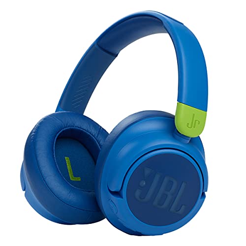 JBL JR 460NC On-Ear-Kopfhörer, kabellos, für Kinder, bis zu 30 Stunden Wiedergabe und sicherer Klang – Blau JBL JR 460NC On-Ear-Kopfhörer, kabellos, für Kinder, bis zu 30 Stunden Wiedergabe und sicherer Klang – Blau von JBL