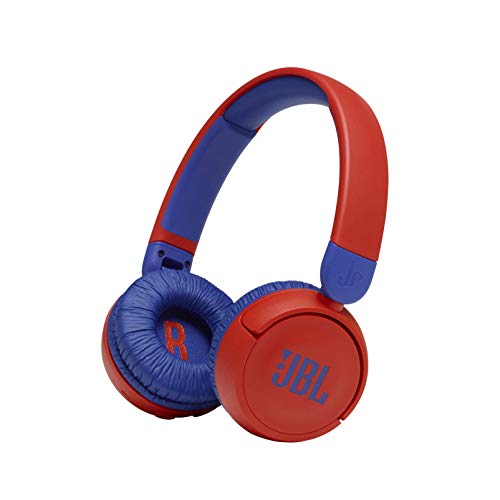 JBL Jr310 BT On-Ear Kinder-Kopfhörer in Rot-Blau – Kabellose Bluetooth-Ohrhörer mit Headset und Fernbedienung – Ideal für Schule und Freizeit von JBL