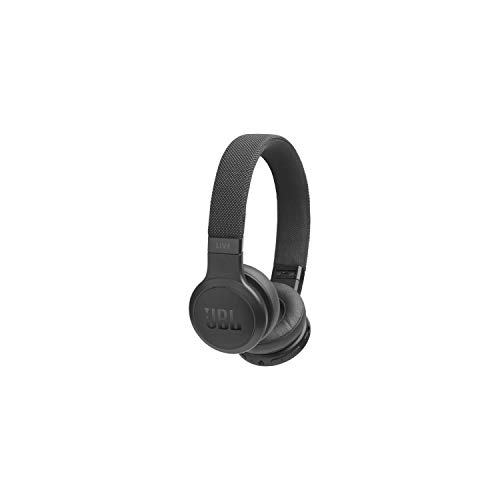 JBL LIVE 400 BT kabellose On-Ear Kopfhörer - Schwarz – Bluetooth Ohrhörer mit bis zu 24 Stunden Laufzeit und Alexa-Integration – Musik hören und telefonieren unterwegs von JBL