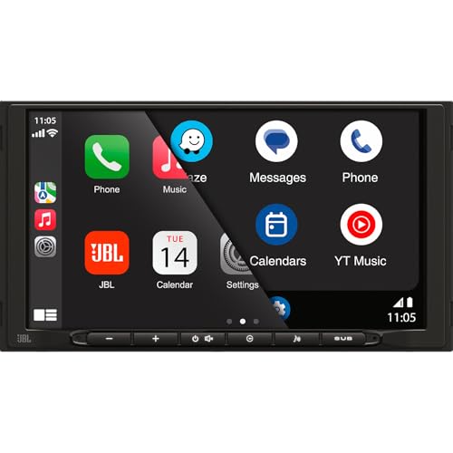 JBL Legend 700D 2 DIN DAB Plus Radio - Autoradio mit Bildschirm, CarPlay Android Auto, Freisprechanlage Auto Radio mit Bluetooth, 7-Zoll Touchscreen, USB/AUX UKW/MW, 6-Kanal 4V Vorverstärkerausgänge JBL Legend 700D 2 DIN DAB Plus Radio - Autoradio mit Bildschirm, CarPlay Android Auto, Freisprechanlage Auto Radio mit Bluetooth, 7-Zoll Touchscreen, USB/AUX UKW/MW, 6-Kanal 4V Vorverstärkerausgänge von JBL