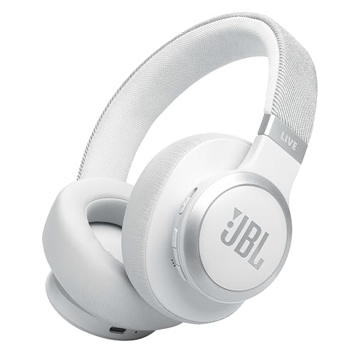 JBL Live 770 NC – Bluetooth Over-Ear-Kopfhörer mit adaptivem Noise-Cancelling – Kabellose Ohrhörer mit JBL Signature Sound und Sprachassistent – Langer Musikgenuss für bis zu 65 Stunden – In Weiß JBL Live 770 NC – Bluetooth Over-Ear-Kopfhörer mit adaptivem Noise-Cancelling – Kabellose Ohrhörer mit JBL Signature Sound und Sprachassistent – Langer Musikgenuss für bis zu 65 Stunden – In Weiß von JBL