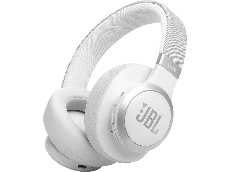 JBL Live 770NC, Over-ear Kopfhörer Weiß von JBL