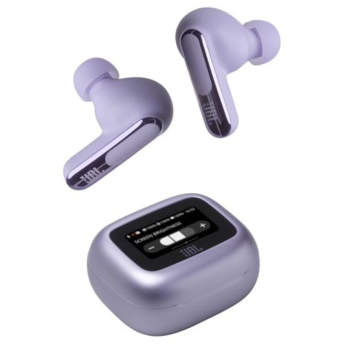 JBL Live Beam 3, Wireless Earbud-Kopfhörer mit Bluetooth, 48 Stunden Akkulaufzeit, True Adaptive Noise Cancelling und hochauflösendem JBL Signature Sound, IP55 wasserfest, mit Ohrstöpseln, Lila JBL Live Beam 3, Wireless Earbud-Kopfhörer mit Bluetooth, 48 Stunden Akkulaufzeit, True Adaptive Noise Cancelling und hochauflösendem JBL Signature Sound, IP55 wasserfest, mit Ohrstöpseln, Lila von JBL
